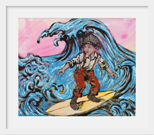 "Surfs Up" Size D - by David Bromley